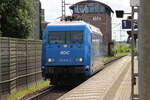 BR 101 031-9 von RDC als LZ bei der Durchfahrt HH-Bergedorf in Richtung Berlin. 9.Juli 2025