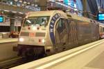 ‎101 144 - 4 wartet mit dem Intercity 2353 am Haken in Berlin Hbf (tief) auf die Abfahrt   nach Stralsund .