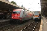 101 109-7 und Eurobahn am 27.08.2012 in Wuppertal Hbf
