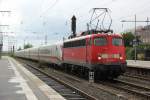110 489-2 und ICE 402 in Essen Hbf am 08.07.2012