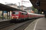 111 016 in Wuppertal Hbf am 20.07.2012