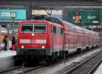 111 227-5 am 25.07.2012 in Mnchen Hbf