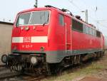 Die 111-127-7 hier abgestellt in Kln am 13.04.09 !