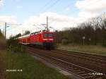 Und schnell noch die Rckleistung von 114 017-7 erlegt. 18.04.07