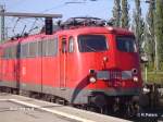 Groaufnahme von 115 323-8 bei Einfahrt in Frankfurt/Oder. 24.09.06