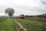 115 114-1 überführt den TEE von Nürnberg nach Koblenz bei Retzbach-Zellingen. 21.10.24