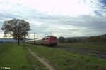 115 114-1 überführt den TEE von Nürnberg nach Koblenz bei Retzbach-Zellingen. 21.10.24