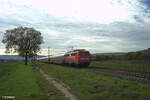 115 114-1 überführt den TEE von Nürnberg nach Koblenz bei Retzbach-Zellingen. 21.10.24