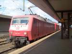 120 139-1 mit IC 2083 Knigsse heute in Fulda