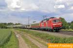 Am 10.06.12 brachte die DB Systemtechik 120 501 den IC Hanseat nach Kln