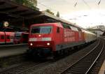 Bahntechnik 120 501-2 am 10.10.2012 in Wuppertal Hbf