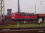 140 572-9 steht mit ein Gterzug in Frankfurt/Oder abgestellt. 21.02.07