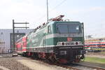 Br 143 841-5 Matihas von DB Miete mich steht in Dresden beim Dapfloktreffen am 12.April.2025 