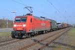 145 036-0 mit Zugzielanzeiger am 21.3.2012 in Oelde