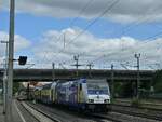 BR 146 541-8 ( Lneburger Heide ) als (RB31 / ME81621 Hamburg Hbf -> Lneburg) bei der Ausfahrt HH-Harburg. 19.06.2025