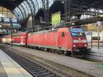 BR 146 101 als (RB81 / 11334 Hamburg Hbf -> Bad Oldesloe) am Hamburger Hbf. 13.06.2025