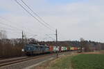 BR 151 139-3 mit BR 140 678 von EGP mit Containern in Richtung Hamburg durch Müssen am 25.März.2025