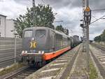 BR 151 057-7 (162.004) HectorRail mit Kesselzug durch HH-Bergedorf -> Bchen. 28.05.2025