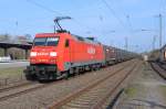 Der Nievenheimer am 24.3.2012 mit 152 099, hier bei Oelde.