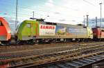 Claas-Werbelok 152 005 am 5.1.12 in Hamm Rbf