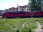 Die Latz 155 093 steht ebenfalls in Frankfurt/Oder abgestellt.12.06.06