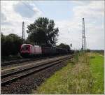 182 006-7 mit einem gemischten Gterzug in Mangolding