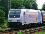 ‎185 696  Marie Chanthou  fuhr am 14.8.2012 mit dem Nievenheimer durch Krefeld Uerdingen