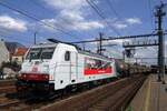 DB cargo Belgium 186 237 durchfahrt am 14 Juli 2022 leise Antwerpen-Berchem. 