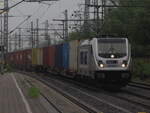 BR 187 511-1 von HHLA / Metrans mit Containerzug durch HH-Harburg -> HH-Hafen. 29.05.2025