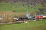 Sonnentag in Frick.

193 664 von Beacon mit KLV auf dem Weg nach Basel. Frick, November 2024.