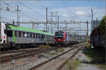 193 083 von SBB Cargo national in Pratteln. August 2025.