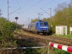 An dieser Stelle mndet die Strecke Donauwrth-Neuoffingen in die Strecke Augsburg-Ulm ein! Am 08.05.06 bog die 145-CL 204 auf die Donauwrther Strecke ein.