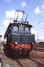 Eine E 04 in Halle im Museumsgelnde (digitalisiertes Dia)