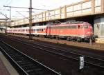 110 431 als RB Kassel Hbf - Fulda in Kassel-Wilhelmshhe. 19.08.2005