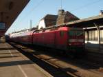 143 129 als RE 2 aus Frankfurt (Main) Hbf in Koblenz Hbf. 22.05.2009