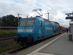 146 013 als RE 50 Dresden Hbf - Leipzig Hbf in Oschatz. 18.07.2025