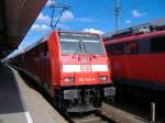 146 246 als RE aus Sonneberg (Thringen) Hbf in Nrnberg Hbf. 02.08.2006