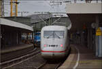 402 045 und 402 017 in Duisburg. Februar 2026.