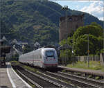'412 036' ICE 4 Triebzug 9036 in Boppard. Juli 2024.