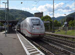 '412 094' ICE 4 Triebzug 9494 in Boppard. Juli 2024.