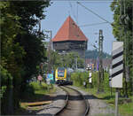 Rckfahrt von 1462 003 nach Karlsruhe. Konstanz, Juli 2025.