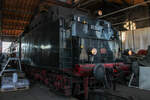 Der Tender der 01 150 im ehemaligen Bw Hanau am 02.03.2025