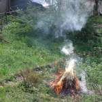 feuer machen auf ner wiese ist nich sinnvoll........