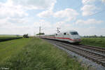 401 085-6  freilassing  als Umleiter ICE bei Uffenheim. 04.06.24