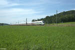 411 069  Tutzing  als ICE93 Hamburg - Wien bei Oberdachstetten. 08.06.24