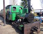 Impressionen vom Frankfurter Feldbahnmuseum vom 01. April 20007. Die Besigheim hat bereits angekoppelt und wartet auf grnes Licht