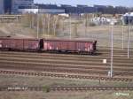 Gterwagen des Typs Tams im Werksgelnde vom EKO STAHL. 11.04.07