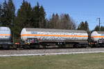 7819 234 (Zags) von  GATX  am 4. April 025 bei Fuchsreut.