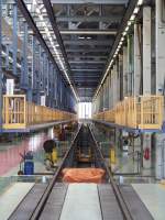 Innenansicht der Werkshalle in Berlin Rummelsburg am Tag der offenen Tr am 13.09.2008