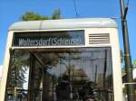 KSW der Woltersdorfer Strassenbahn, Zielrichtungsanzeiger Woltersdorf Schleuse, Mai 2007